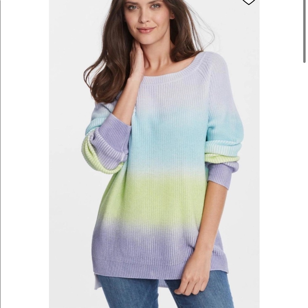 525 Ombre Shaker Sweater in Size Small